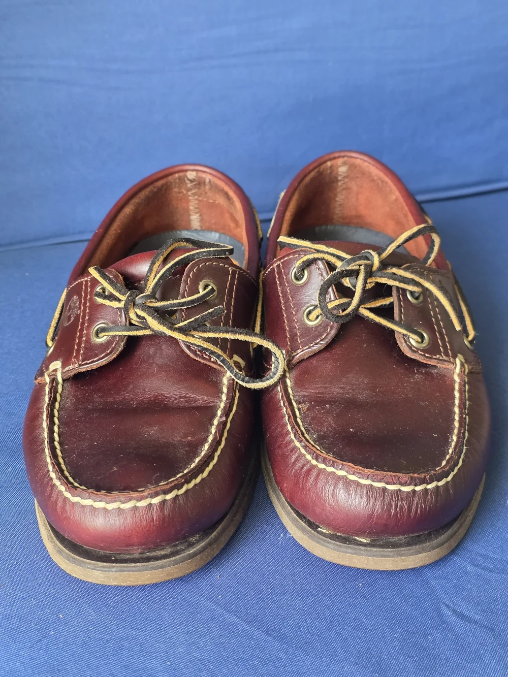 Timberland Men’s Y2K Classic Leather Boat Shoes Brown 8.5M